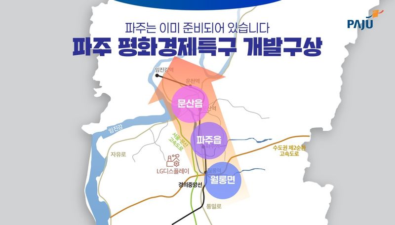 파주시 평화경제특구 개발 구상안. (파주시 제공, 재판매 및 DB금지)