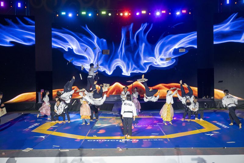 강원·춘천 2026 세계태권도문화축제, KTA시범단공연.(춘천시 제공, 재판매 및 DB금지)
