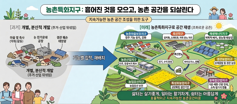 농촌특화지구 인포그래픽. 농식품부 제공