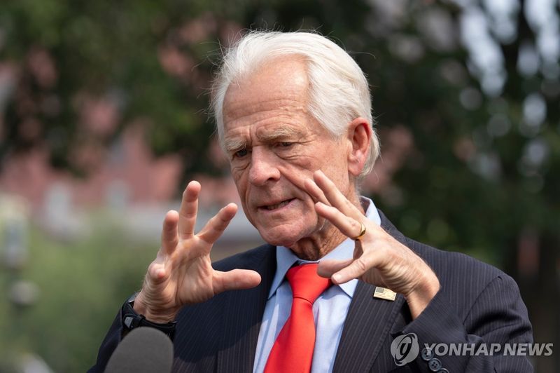 피터 나바로 백악관 무역·제조업 담당 고문.연합뉴스