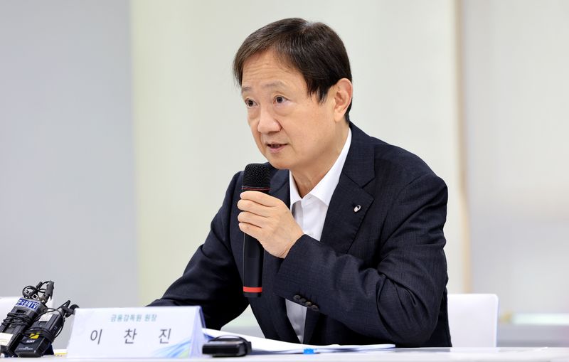 이찬진 금융감독원장이 2일 서울 마포구 프론트원에서 열린 금융감독원장-가상자산사업자 CEO 간담회에서 모두발언을 하고 있다. 2026.7.2 ⓒ 뉴스1 이호윤 기자