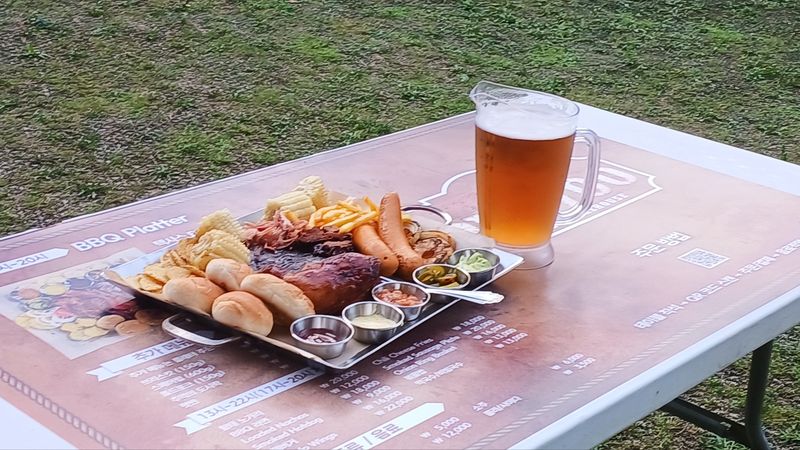 텍사스BBQ 전문점 '피트700'이 내놓는 바비큐 플래터