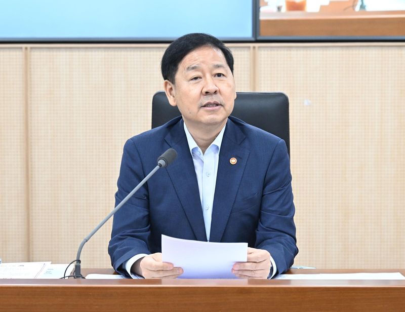 [서울=뉴시스] 구윤철 부총리 겸 재정경제부 장관이 20일 세종시 정부세종청사에서 열린 재정경제부 확대간부회의에서 발언하고 있다. (사진=재정경제부 제공) 2026.07.20. photo@newsis.com *재판매 및 DB 금지