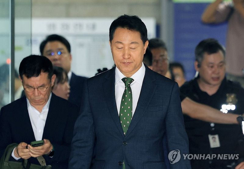 오세훈 '여론조사 대납' 1심 벌금 1천만원 (출처=연합뉴스)