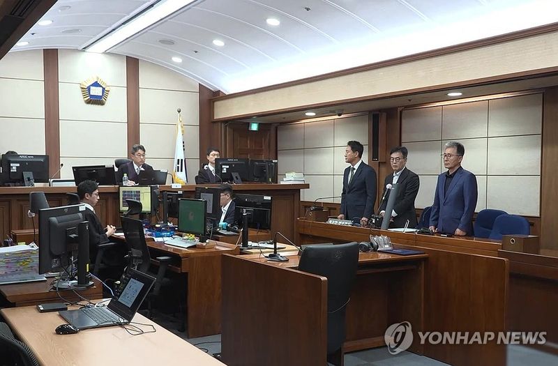 공판 참석한 오세훈 서울시장 (출처=연합뉴스)