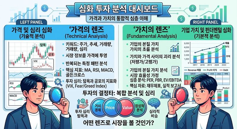 심화 투자 분석 대시보드. 제미나이 생성 이미지