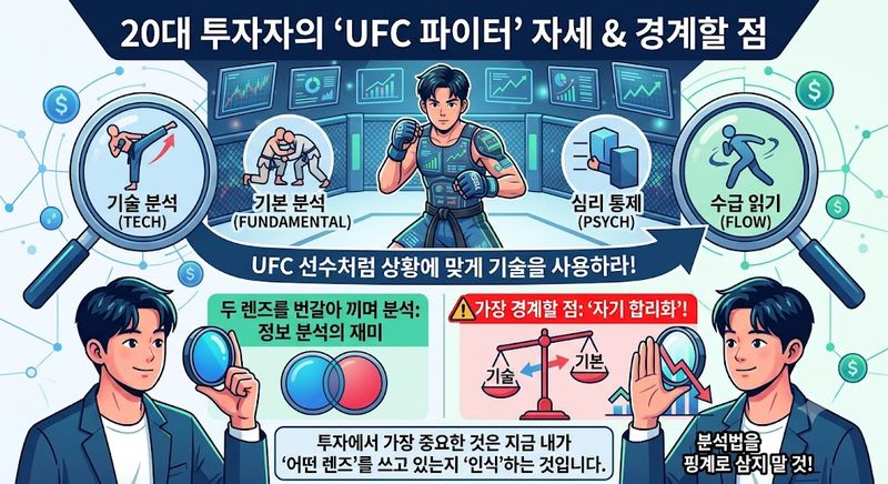 투자자와 UFC 파이터의 자세. 제미나이 생성 이미지
