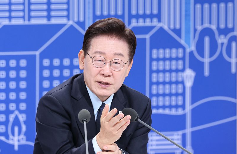 이재명 대통령이 23일 서울 여의도 KBS 별관에서 열린 부동산정책 국민 대토론회에서 발언하고 있다. 2026.7.23 ⓒ 뉴스1 허경 기자