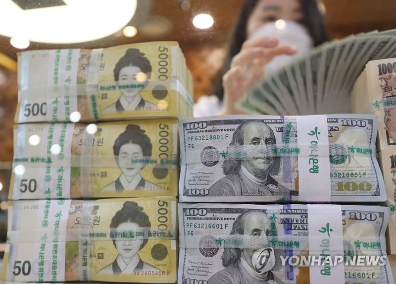 원화와 달러화 (출처=연합뉴스)