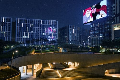 롯데캐슬 르웨스트 야경 /사진=롯데건설