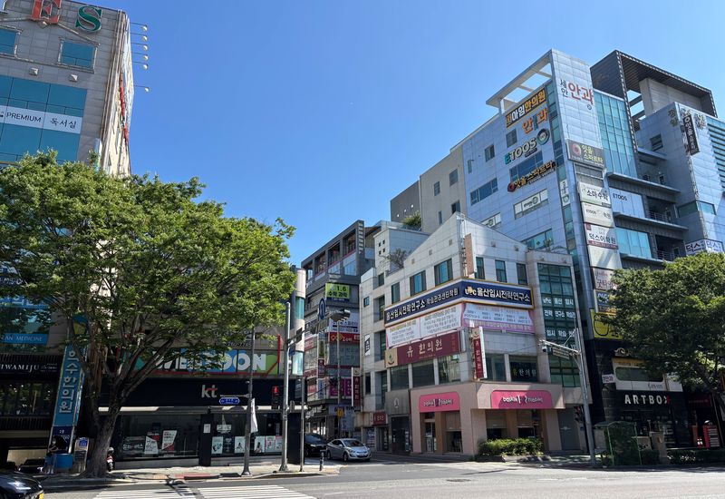 울산의 대치동으로 불리는 울산 남구 옥동의 학원가 모습. 사진=최수상 기자