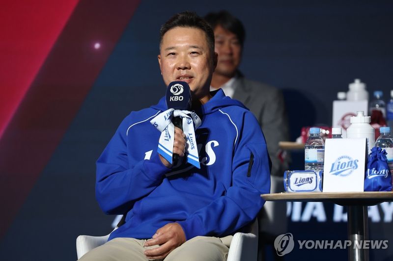 출사표 밝히는 삼성 박진만 감독 (출처=연합뉴스)