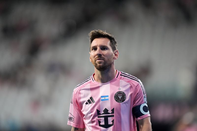 [마이애미=AP/뉴시스] 미국 프로축구 메이저리그사커(MLS) 인터 마이애미의 리오넬 메시. 2026.05.24.