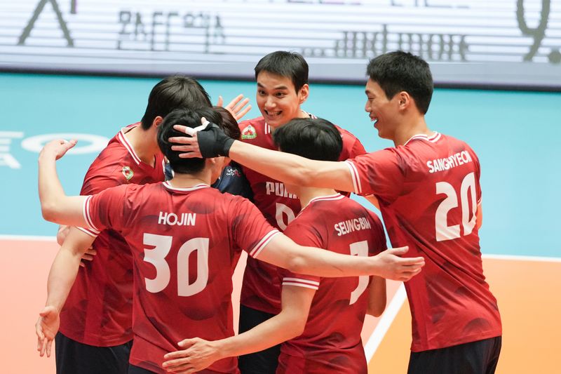 남자배구대표팀이 브라질과의 3연전을 1승2패로 마무리했다.(대한배구협회 제공)
