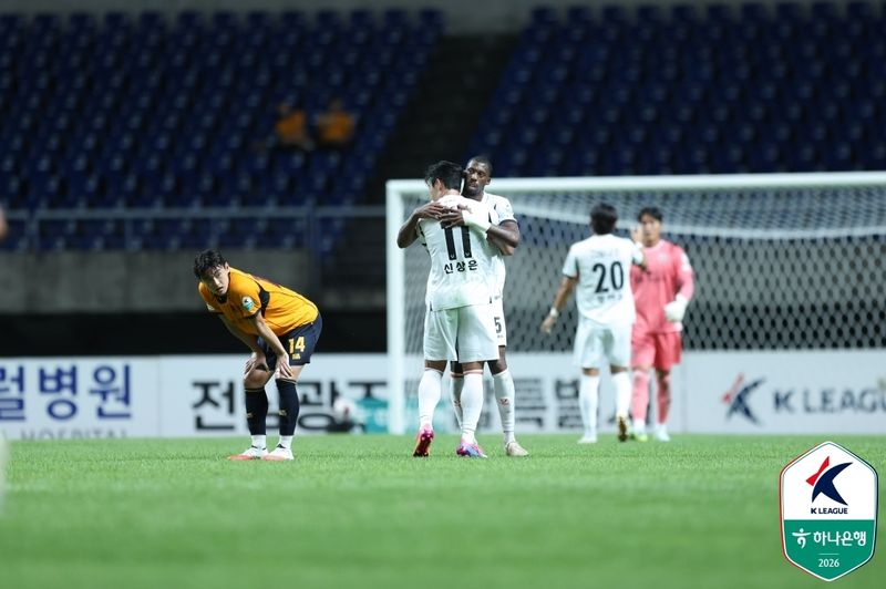 제주가 광주 원정서 역전승을 거뒀다.(한국프로축구연맹 제공)