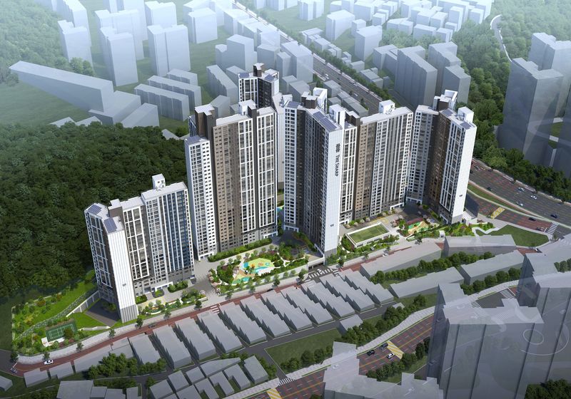 전 세대 중소형 평형으로 구성한 부산 문현동 '더샵 트리센트' 공급