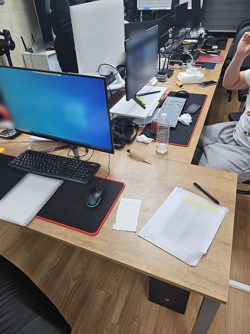 범행 현장. 부산경찰청 제공