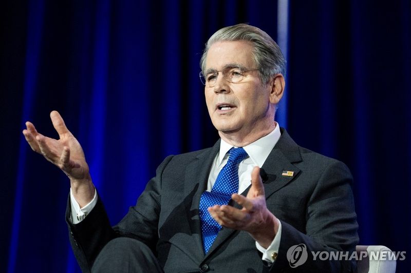 스콧 베선트 미국 재무장관.연합뉴스