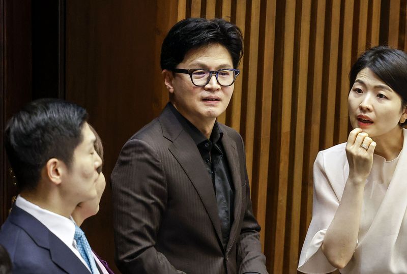 [서울=뉴시스] 정병혁 기자 = 한동훈 무소속 의원이 지난 23일 서울 여의도 국회에서 열린 제437회 국회(임시회) 2차 본회의에 참석해 있다. 2026.07.23. jhope@newsis.com