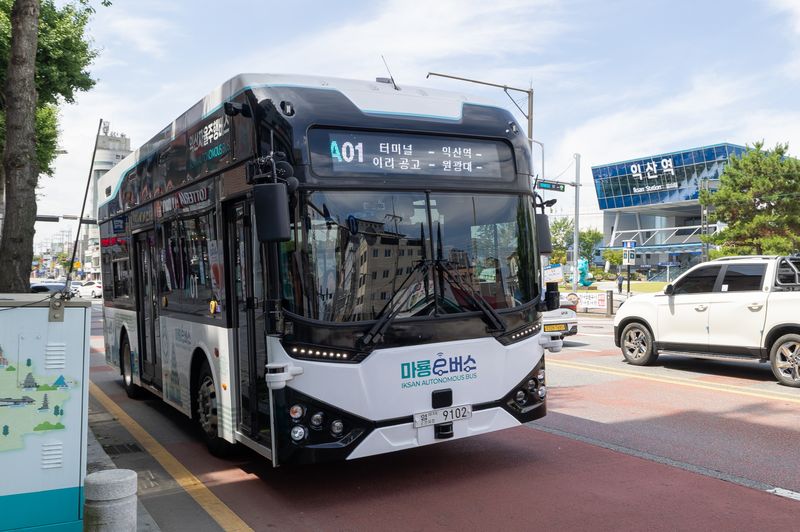 [익산=뉴시스] 자율주행 마룡e버스. (사진=익산시 제공) 2026.07.28. photo@newsis.com *재판매 및 DB 금지
