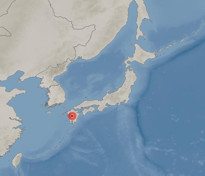 28일 오후 일본 규슈 구마모토현에서 규모 7.1의 강진이 발생했다. 사진은 지진이 시작된 위치의 모습.(기상청 제공. 재판매 및 DB 금지)