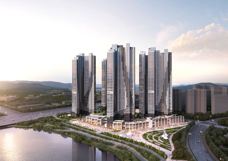 고양 장항 카이브유보라 조감도. 반도건설 제공