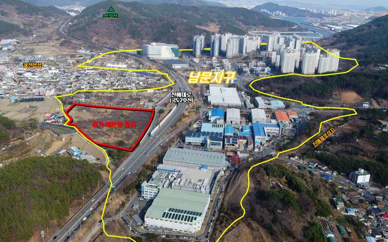 부산진해경자청, 진해 남문지구 공동주택용지 개발 규제 완화