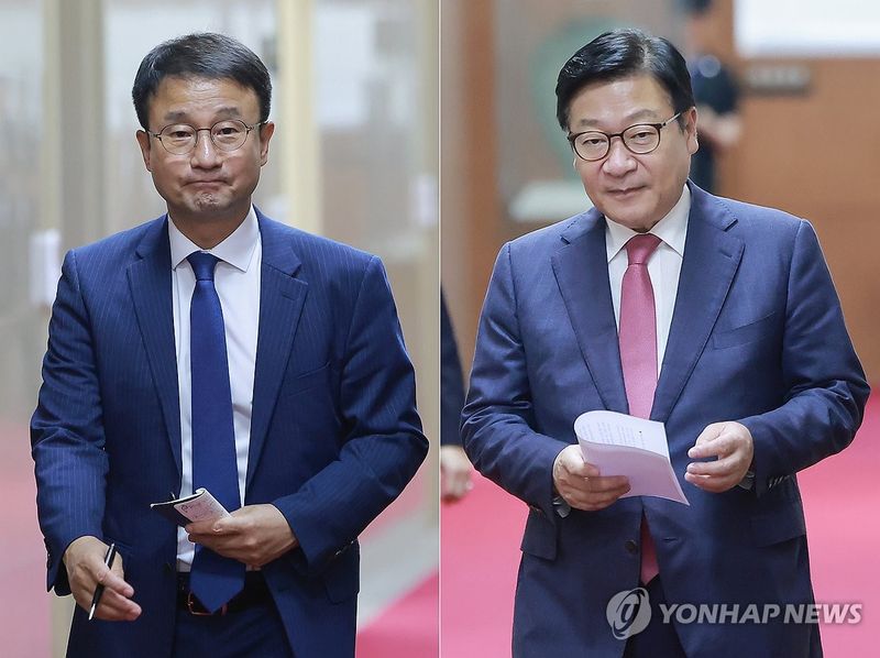 합의 이르지 못한 여야 원내대표 (출처=연합뉴스)