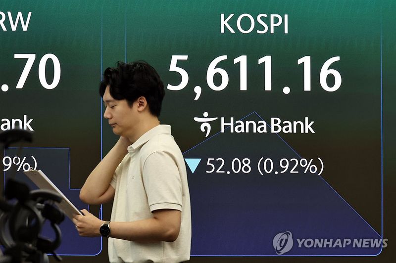 상승 개장 후 하락 전환한 코스피 (출처=연합뉴스)