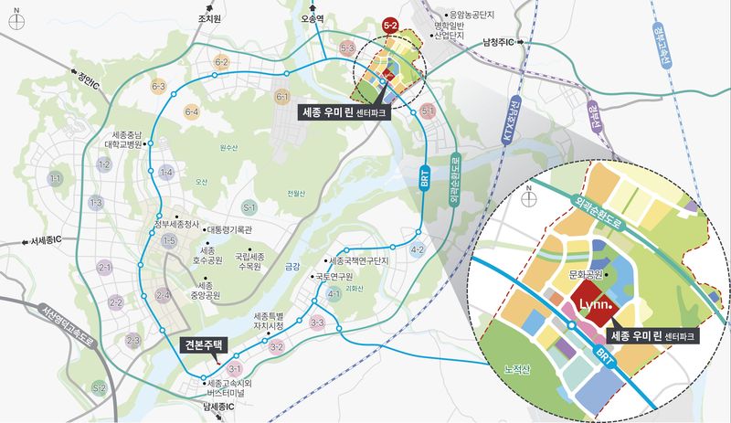 [세종=뉴시스] 송승화 기자 = 5-2생활권 S1블록 민영주택 '글미마을9단지' 위치도.(사진=세종시).2026.07.31. photo@newsis.com. *재판매 및 DB 금지