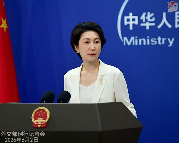 [베이징=뉴시스] 마오닝 중국 외교부 대변인.(사진=중국 외교부 홈페이지 갈무리) 2026.06.02 photo@newsis.com