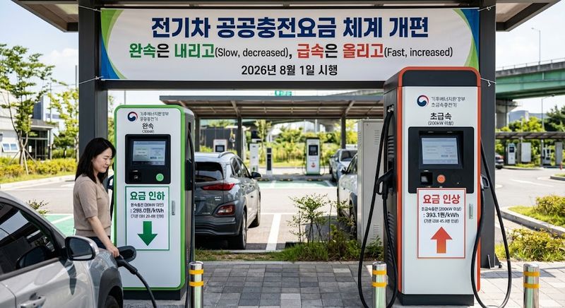 완속은 내리고 초급속은 올리고…전기차 충전요금, 뭐가 달라지나[이유범의 에코&amp;에너지]