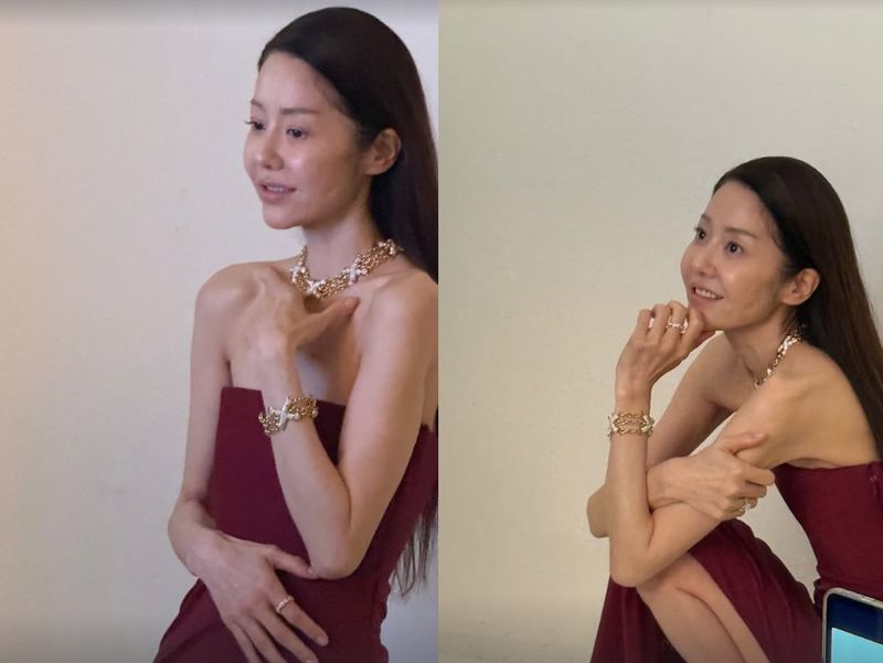 지난달 31일 고현정은 자신의 소셜미디어(SNS) 계정을 통해 근황을 알리는 사진들을 공개했다. 사진=고현정 인스타그램 캡처, 뉴시스