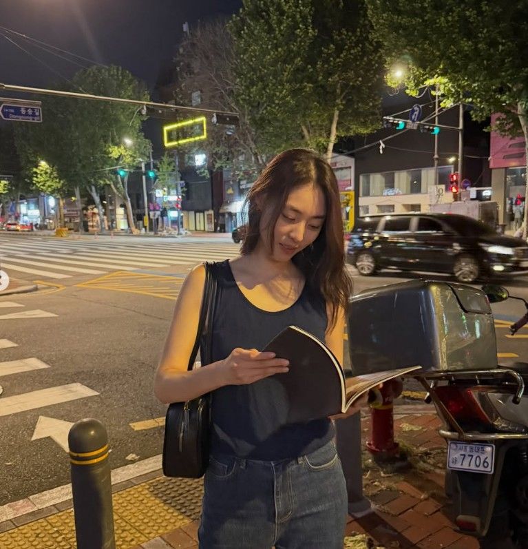 '딸 엄마' 이연희, 밤거리 밝힌 청순 미모