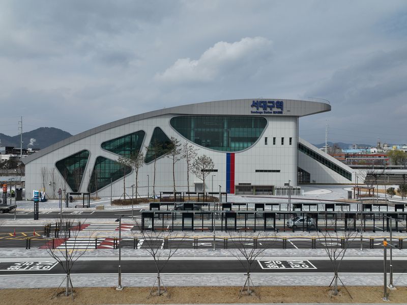 민선 9기 추경호 대구시장의 공약인 '서대구역 KTX 증편'이 실현됐다. 사진은 서대구역사 전경. (대구시 제공. 재판매 및 DB 금지)/뉴스1