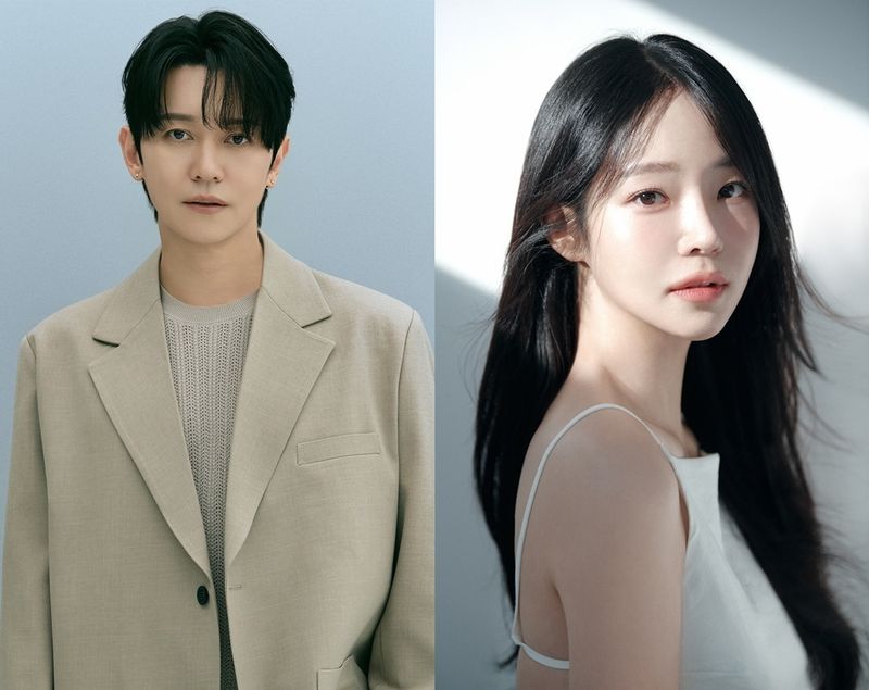 왼쪽 강균성, 배우 유하진 / S27M 엔터테인먼트