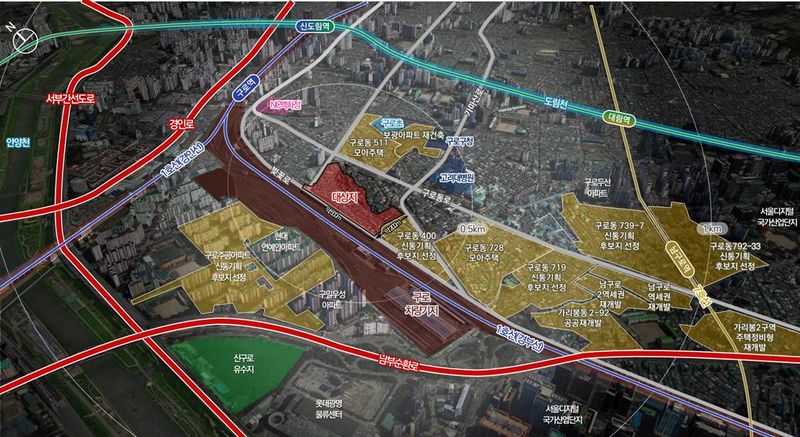 서울 구로구 구로동 466 일대에 최고 40층·1500가구 규모 대단지 들어선다