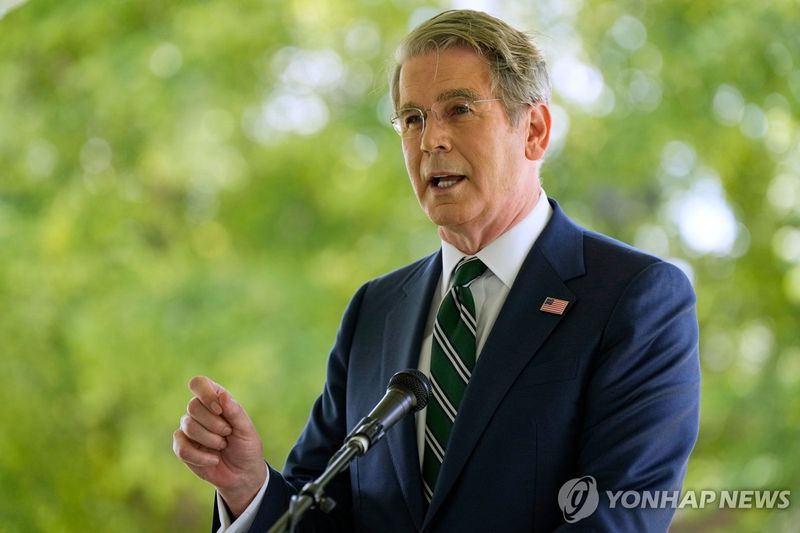 스콧 베선트 미 재무장관. 연합뉴스