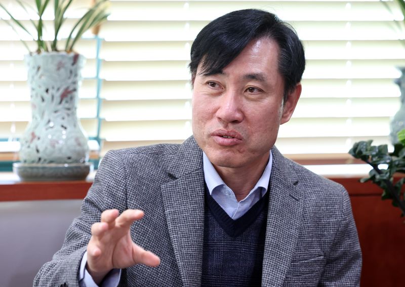 하태경 보험연수원장이 20일 서울 성북구 보험연수원에서 뉴스1과 인터뷰를 하고 있다. ⓒ 뉴스1 김명섭 기자