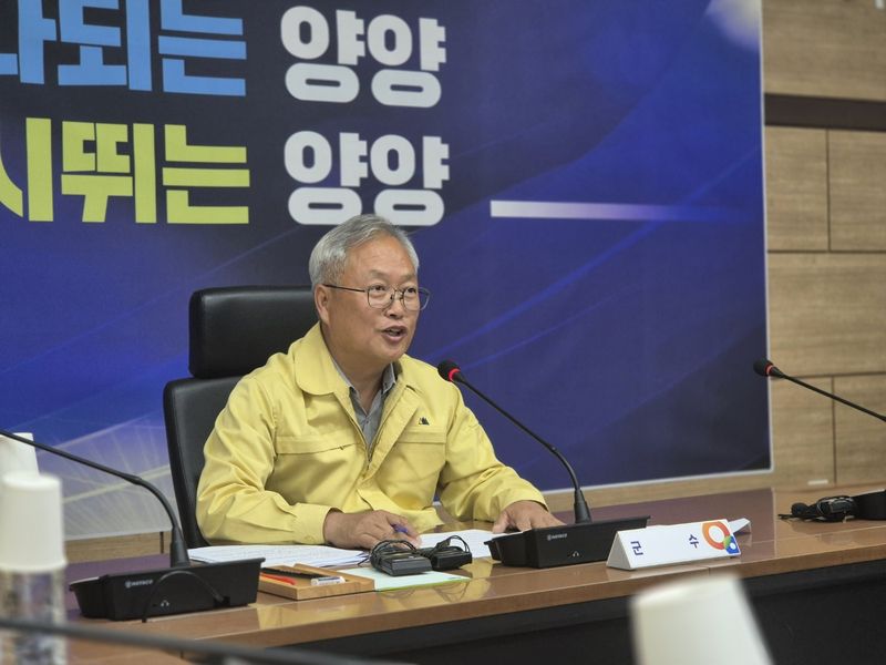 김정중 강원 양양군수.ⓒ 뉴스1 윤왕근 기자