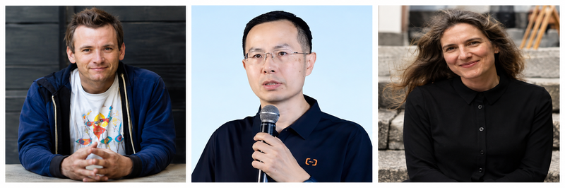 제32회 ACM SIGKDD 2026 기조강연자로 나서는 제프 딘 구글 수석과학자, 저우징런 알리바바 수석부사장, 레지나 바질레이 미국 매사추세츠공대(MIT) 교수(왼쪽부터). 오는 9~13일 제주국제컨벤션센터에서 열리는 이번 대회는 1998년 출범 이후 한국에서 처음 개최된다. /사진=제주특별자치도 제공