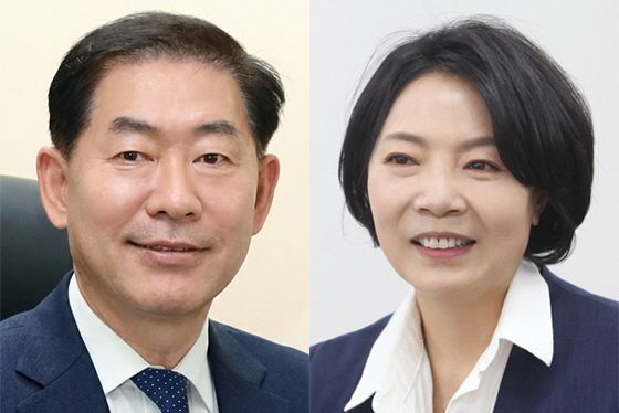 전남광주통합특별시(광주특별시)가 전국 최초로 '부시장 시민추천제'를 도입해 산업·일자리·경제·노동·첨단주력 산업 분야 정무부시장 후보로 백승주 후보자(왼쪽)를, 시민주권·청년인구정책·인재육성·보건복지·양성평등 분야 정무부시장 후보로 윤난실 후보자(오른쪽)를 지명했다. 광주특별시 제공