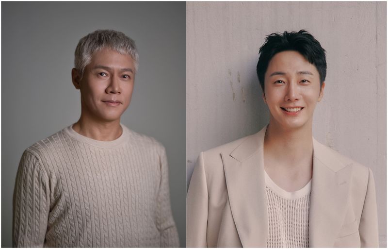 제11회 울산울주세계산악영화제 국제경쟁부문 심사위원으로 참여하는 배우 박호산(왼쪽)과 넷팩 심사위원으로 참여하는 배우 정일우. UMFF 제공