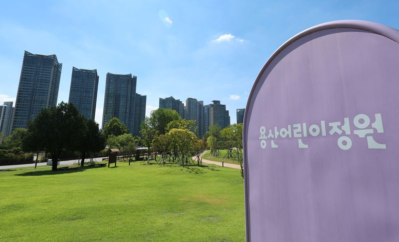 6일 서울 용산구 용산어린이정원 모습. 사진=뉴시스