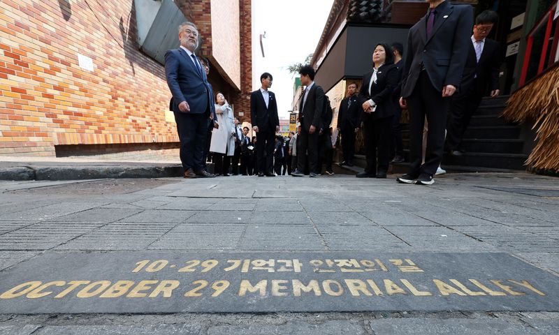 (사진은 기사 내용과 무관함) 28일 오후 서울 이태원 해밀톤호텔 옆 '기억과 안전의 길'. 2025.4.28 ⓒ 뉴스1 박지혜 기자