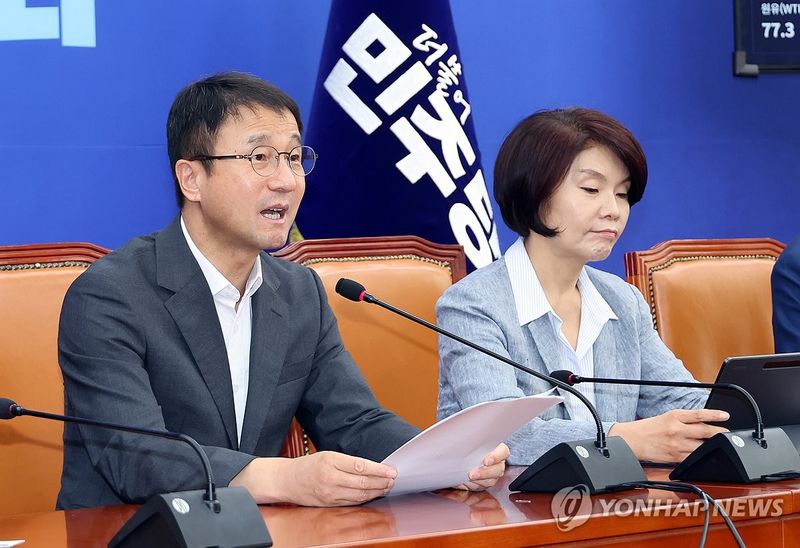한병도 더불어민주당 대표 직무대행 겸 원내대표. 연합뉴스