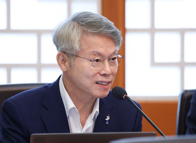 민형배 전남광주통합특별시장이 4일 청와대에서 열린 국무회의에서 발언을 하고 있다. (청와대통신사진기자단) 2026.8.4 ⓒ 뉴스1 이재명 기자