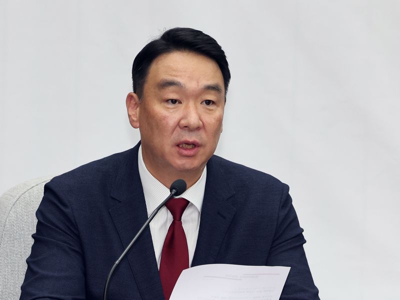 정희용 국민의힘 의원(경북 고령·성주·칠곡군)이 지난 6월 26일 오후 서울 여의도 국회에서 열린 원내대책회의에서 모두발언을 하고 있다. 2026.6.26 ⓒ 뉴스1 황기선 기자