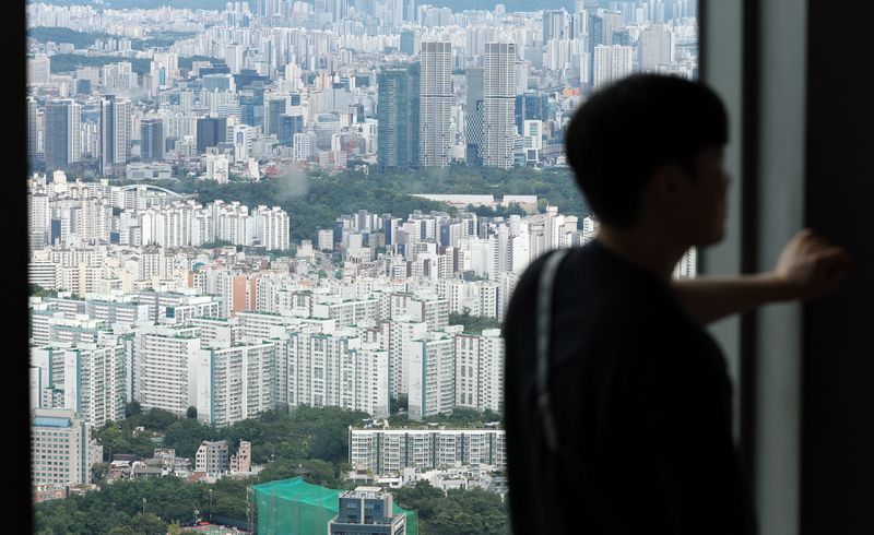 지난달 9일 오후 서울 도심 아파트 단지의 풍경. /사진=뉴시스