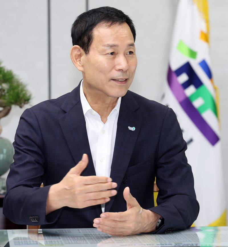 최정호 익산시장. ⓒ 뉴스1 유경석 기자